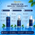 Erkekler İçin Gece Cilt Yenileme Seti – Sık Sorulan Sorular