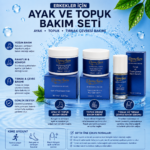 DermAura Premium Erkekler İçin Ayak veTopuk Kremi ,Tırnak Ve Çevresi Bakım Serumu