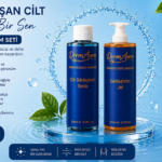 DermAura Cilt Sıkılaştırıcı İkili Bakım Seti (200 ml Tonik + 200 ml Jel)